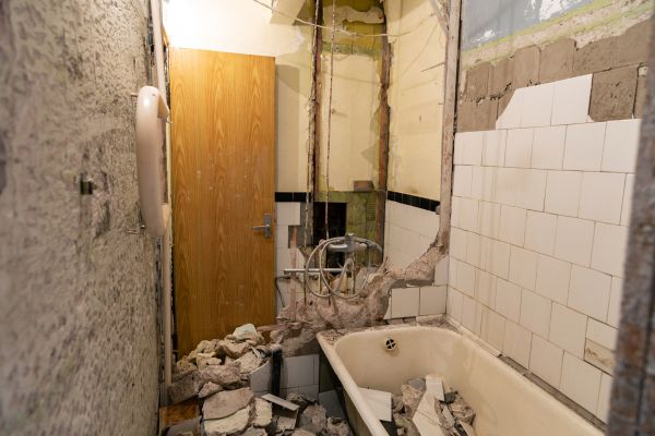 Shower Tile Demolition in Frederick