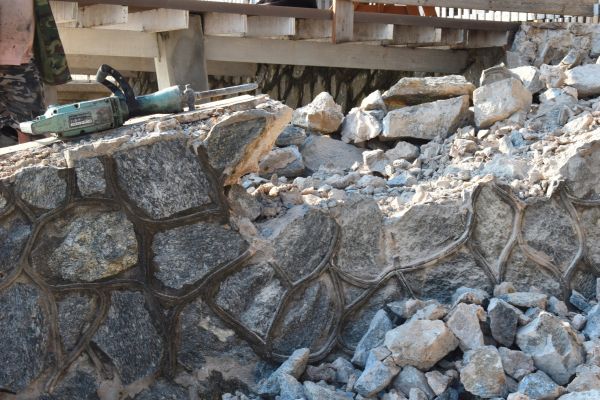 Retaining Wall Demolition in Frederick