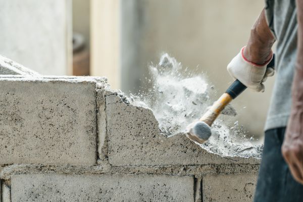 Block Wall Demolition in Frederick
